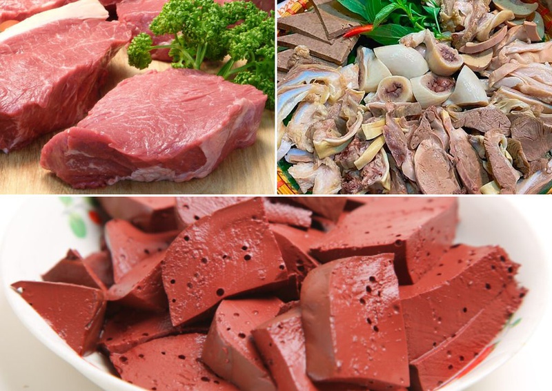 Thịt lợn nạc, lòng lợn, tiết lợn đều là những thực phẩm tốt cho sức khoẻ người xăm môi Thịt lợn nạc, lòng lợn, tiết lợn đều là những thực phẩm tốt cho sức khoẻ người xăm môi