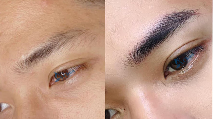 Điêu khắc chân mày cho nam giới Điêu khắc chân mày cho nam giới