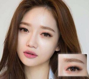 dáng phun lông mày cho mặt tròn