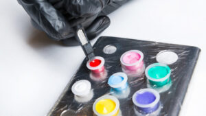 mực xăm đánh bóng