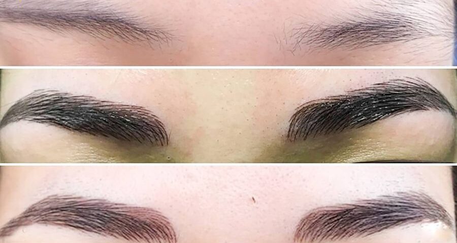 Lông mày bong ra có nhỏ lại không