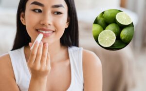 Trị thâm môi bằng chanh