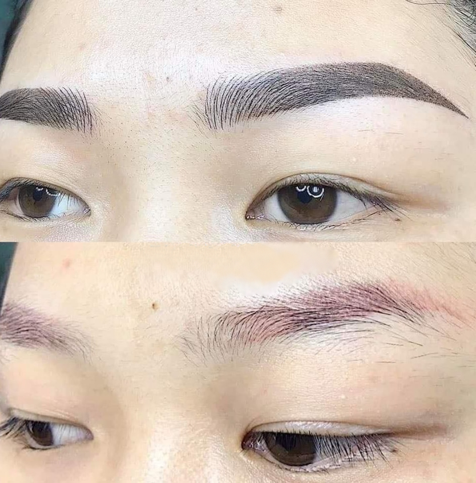 Các lỗi thường gặp khi phun xăm chân mày và cách khắc phục hiệu 1 loi thuong gap khi phun xam chan may 1 1