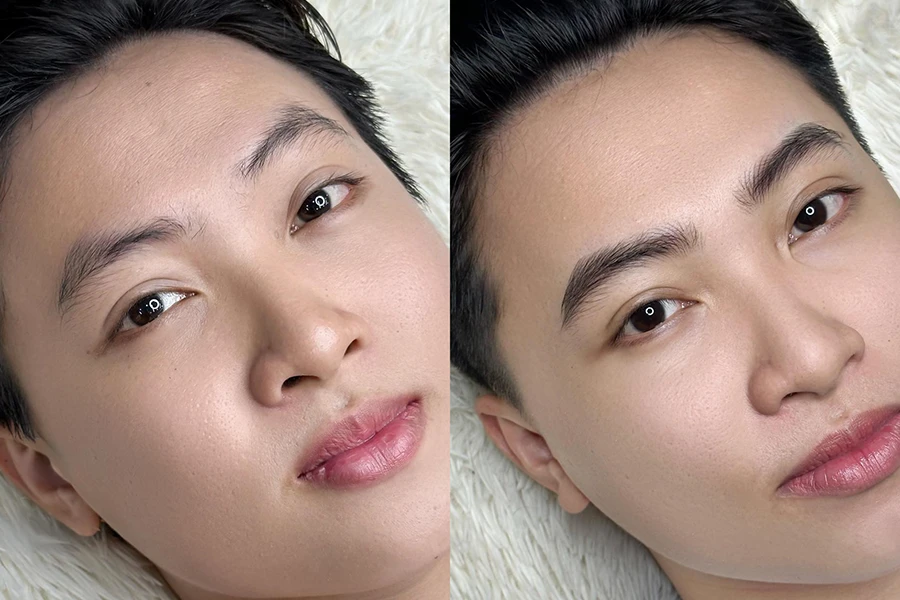 Trải nghiệm thực tế Hairstroke chân mày nam 1 Hairstroke chân mày nam