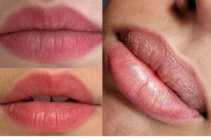 Phun môi bị lem viền