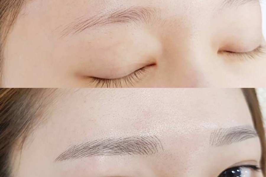 Khắc phục phun mày không lên màu Khắc phục phun mày không lên màu