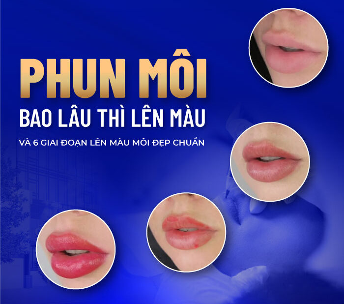 Phun Môi Bao Lâu Thì Lên Màu Và 6 Giai Đoạn Lên Màu Môi Đẹp Chuẩn 1 Phun môi bao lâu thì lên màu và 6 giai đoạn lên màu môi