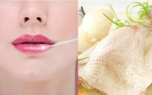 Phun môi có kiêng thịt ngan