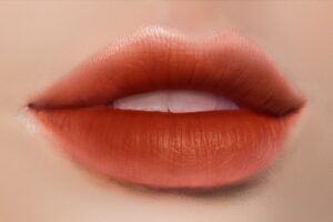 Phun môi màu cam cháy