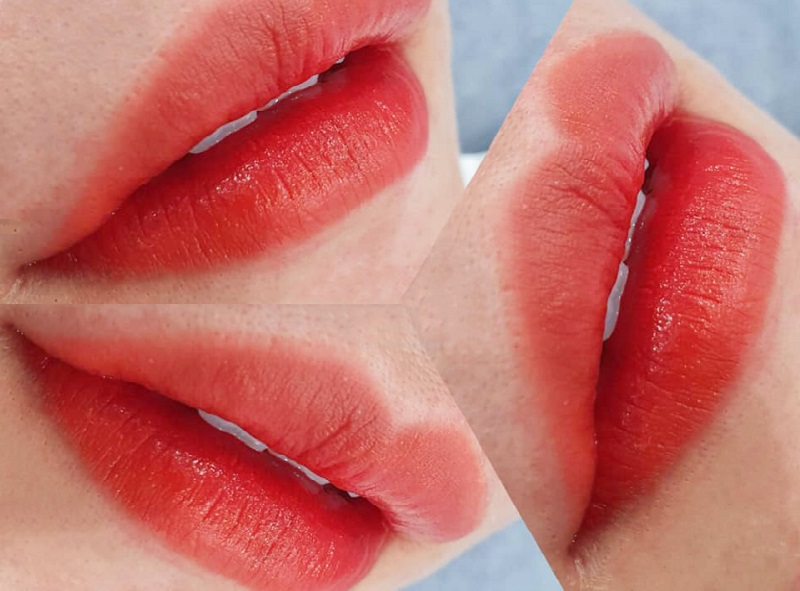 Khám phá 5 xu hướng makeup hot trend dành riêng cho phun môi màu đỏ gạch 2 Có nên phun môi không