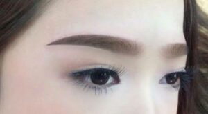 Phun xăm lông mày màu nâu đen giữ được bao lâu?