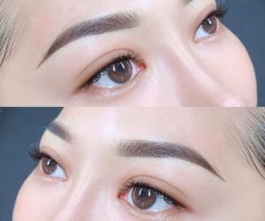 Phun chân mày tạo hạt là gì? Có phù hợp với da dầu không?