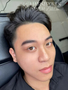 điêu khắc chân mày nam