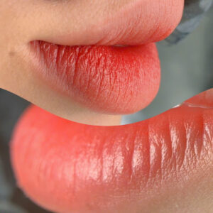 Phun môi có làm môi phụ thuộc màu, không phun nữa là xấu đi không?