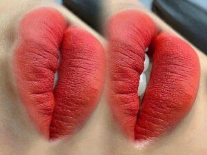 Tại sao có người phun môi 1 lần đã đẹp, người khác 3 lần vẫn chưa đều?