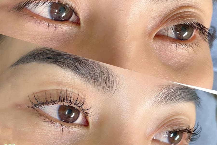 Uốn mi dành cho người đeo kính cận 6 Xu hướng uốn mi 2025: Kiểu tự nhiên, doll eye, cat eye…