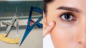 Vì sao kỹ thuật viên phải đo dáng mí bằng thước chuyên dụng trước khi phun?