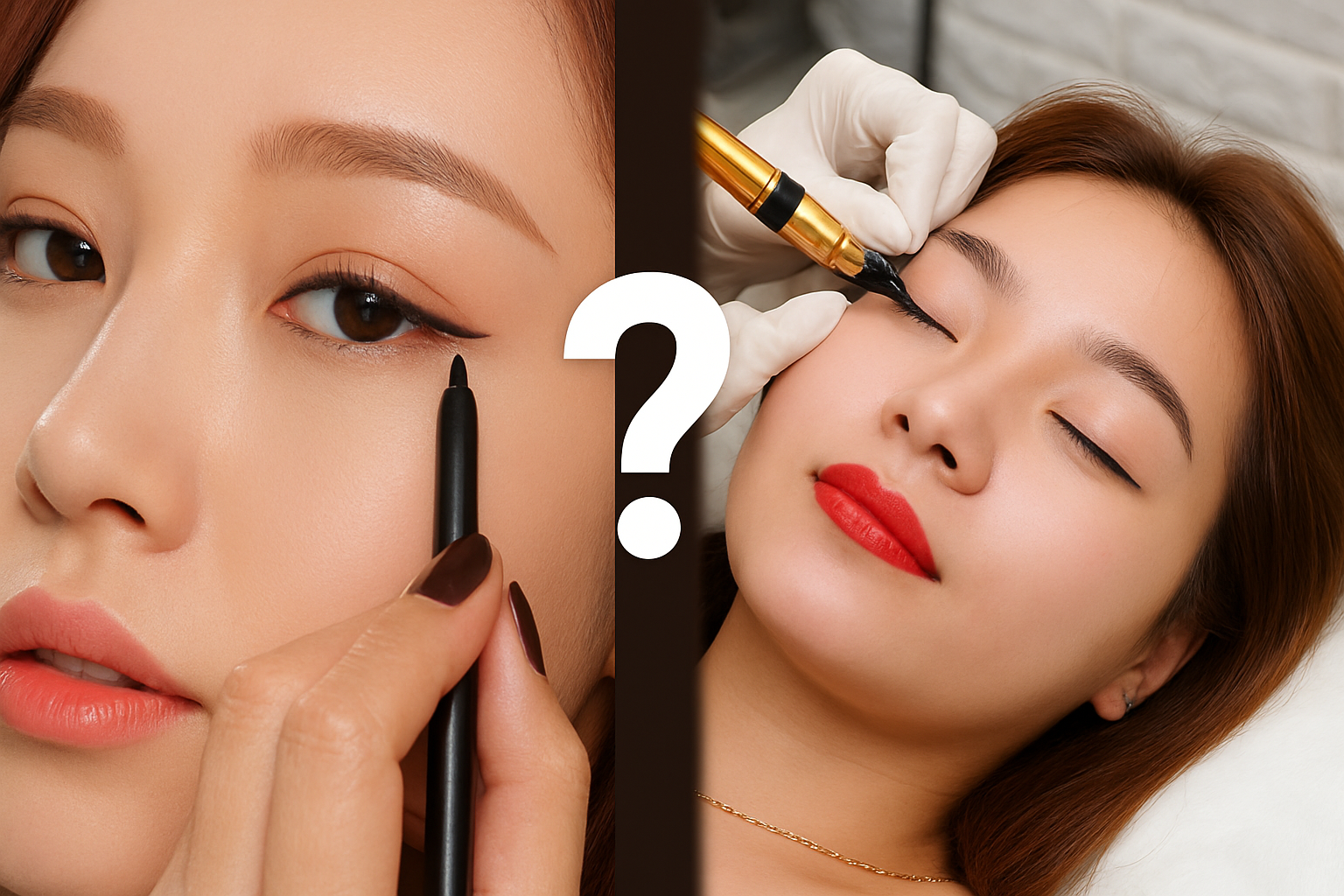 Phun mí có thật sự thay thế được eyeliner makeup không?