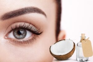 Dưỡng mí sau phun bằng dầu dừa – nên hay không?