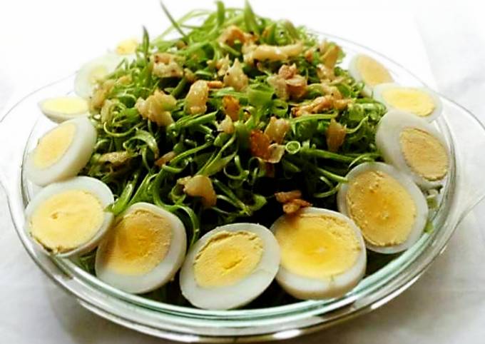 rau muong che tron dau giam recipe main photo