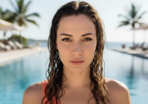 Phun mí có bị lem nếu hay đi bơi?