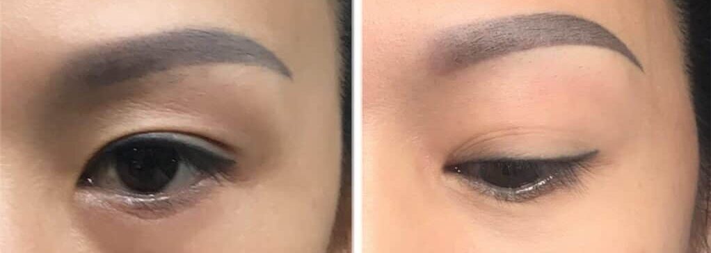 Hoc vien Anna Kim Vu khoa Chan may chuyen nghiep len mau Xu ly chan may bi xanh dom muc lem khong deu mau thanh chan may Ombre nau den tu nhien 1 e1764398869231