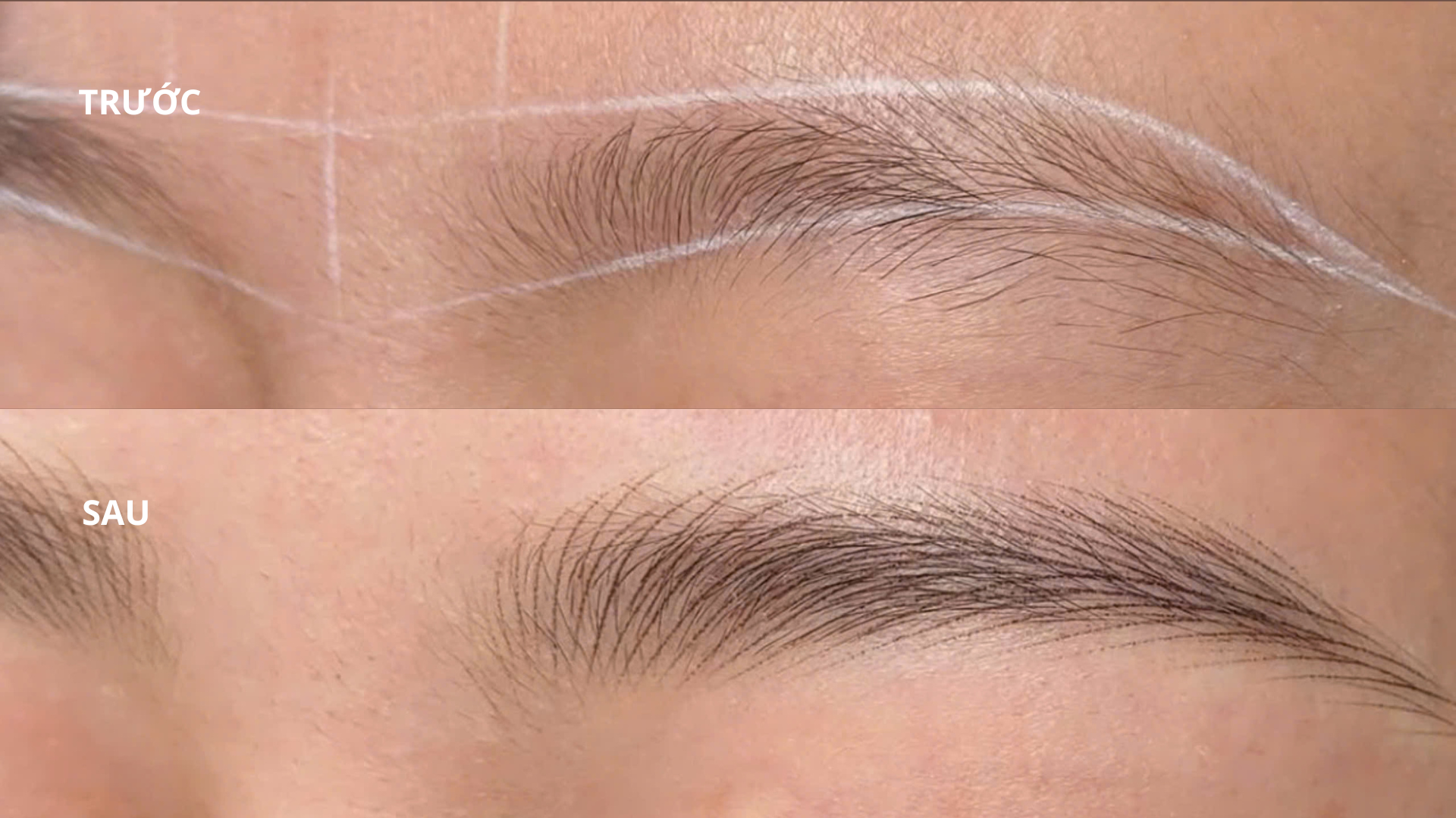 Chỉnh sửa chân mày cũ – có đổi vận không? 1 TRUOC 1