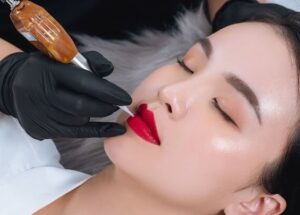 Phun môi không lên màu do đâu?