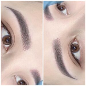 So sánh phun mày tự nhiên và phun mày truyền thống