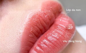 Làm sao để phun môi trông tự nhiên như chưa từng phun? 4 Phun môi có bị bong nhiều không?