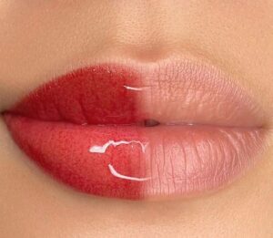 Phun môi màu đỏ đất mang lại đôi môi căng mọng, chuẩn vibe sang – xinh – tinh tế