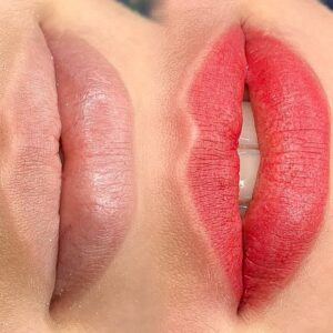 Phun môi Nano khác gì son lì? So sánh hiệu ứng màu sau khi bong