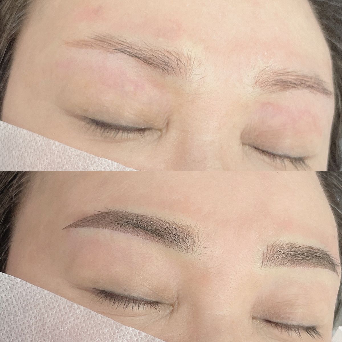 Quy trình phun xăm chân mày đạt chuẩn an toàn năm 2026 2 Bí quyết chọn dáng chân mày phù hợp với khuôn mặt: Từ ombre đến shading