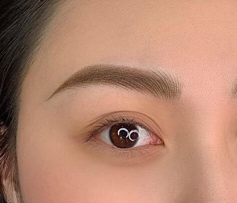 Phun chân mày chạm hạt sau bong trông như thế nào? Hình dung thực tế màu mày