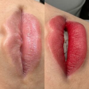 Vì sao cùng một màu mực nhưng mỗi người phun môi lại ra một sắc khác nhau? 2 Phun môi nano: Ưu điểm, quy trình và kết quả thực tế