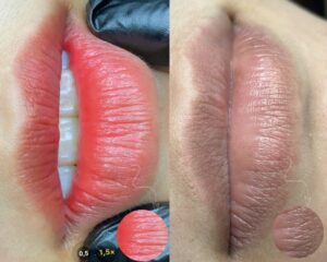 Vì sao cùng một màu mực, kết quả phun môi trên 3 nền môi lại khác nhau hoàn toàn?