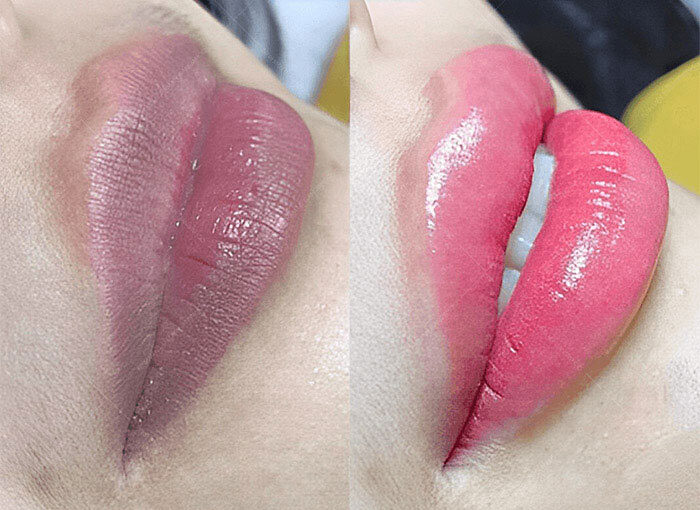 Phun môi Nano có tốt không? Hiệu quả giữ màu & độ an toàn 2 Phun môi cho người môi nhạt màu