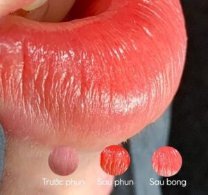 Top màu môi phun đẹp nhất 2026 phù hợp đi làm sau Tết