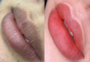 Phun môi xong thấy viền môi rõ hơn — là kỹ thuật hay dấu hiệu làm lỗi?