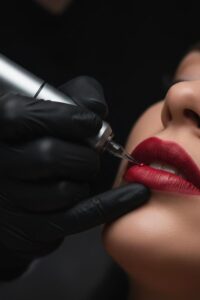 Sau phun môi nên kiêng gì để lên màu chuẩn và không bị loang?