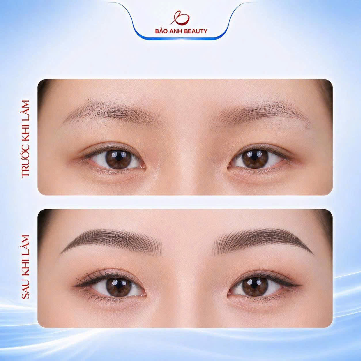 Kết quả xăm chân mày tự nhiên tháng 6/2026